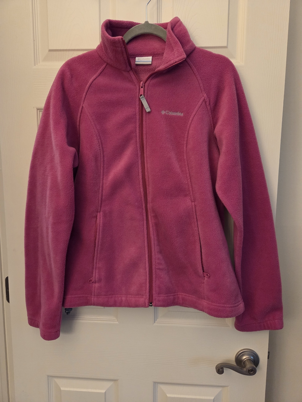 Columbia Women's Pink Full-Zip Fleece Jacket